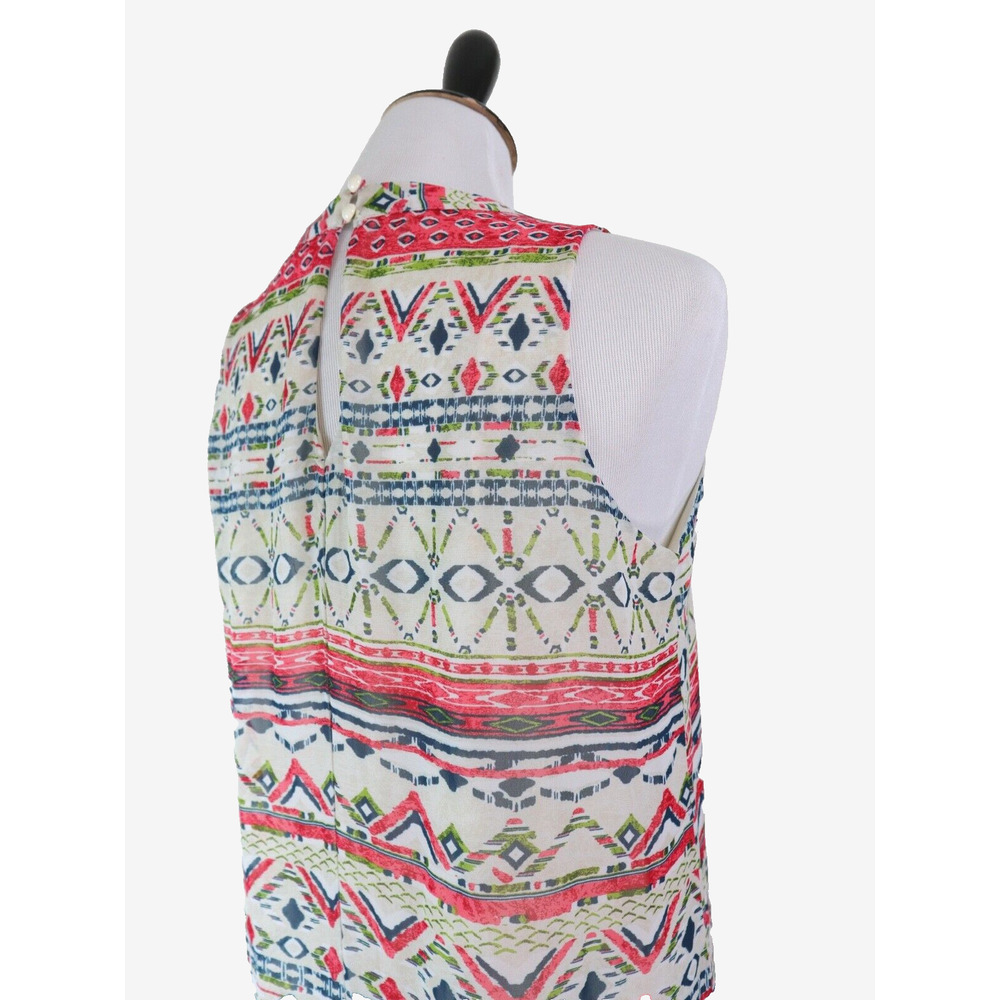 Cloth & People Size M Geometric Print A-Line Dress Multicolor - Picture 5 of 9